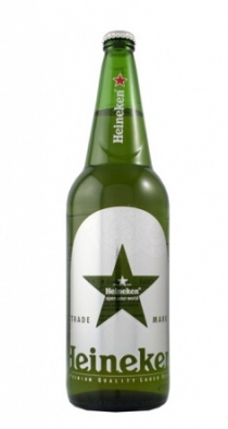 Bia Heineken - Chai thủy tinh 1 lít