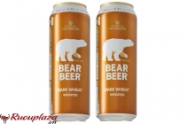 Bia Gấu Bear Beer Dark Wheat 5%, 500ml xuất xứ Đức