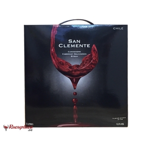 Rượu vang bịch Chile San Clemente 5 lít