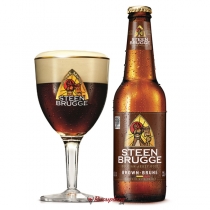 Bia Bỉ Steen Brugge Nâu 6.5% thùng 24 chai 330ml