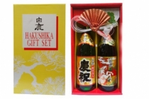 Rượu Sake Hakushika hộp quà (2 chai 1,8 lít)