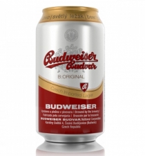 Bia Tiệp Budweiser Budvar lon 330ml
