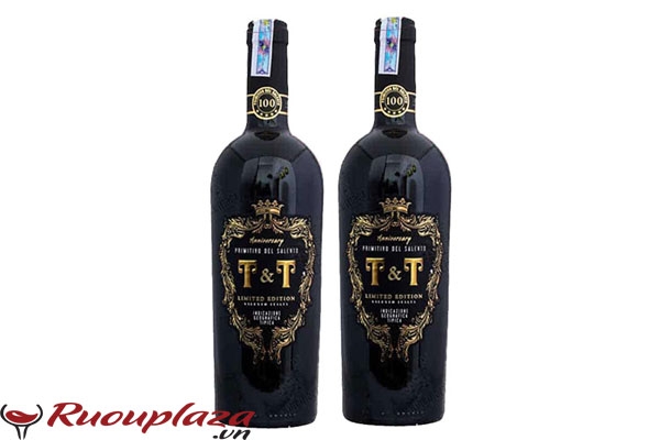 Rượu vang Ý T&T ANIVERSARY PRIMITIVO DEL SALENTO Limited Edition