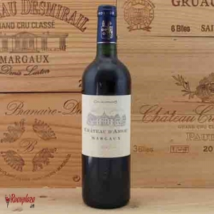 Rượu vang Pháp Chateau D'arsac Margaux Aoc 750ml