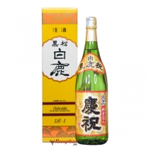 Rượu sake vẩy vàng Hakushika 1800ml