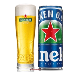 Bia Heineken 0.0% Singapore 330ml - Thùng 24 Lon