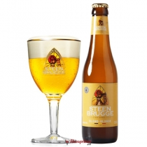 Bia Bỉ Steen Brugge Vàng 6.5% thùng 24 chai 330ml