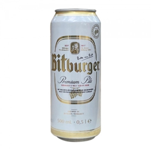 Bia Đức BITBURGER 5% Thùng 24 Lon 500ml
