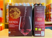Rượu Vang Bịch RIENDA ORGANIC 3L 15% - Tây Ban Nha