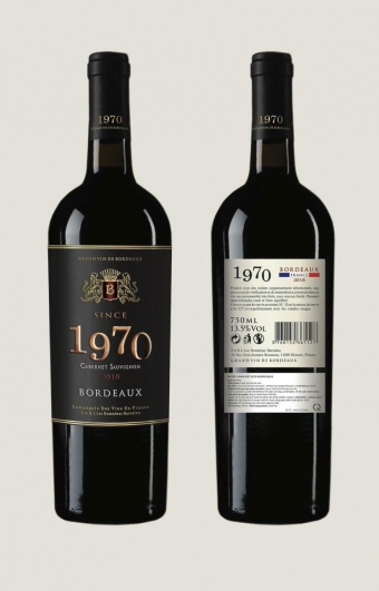 Rượu Vang Pháp Bordeaux 1970 13.5% 750ml